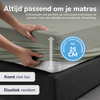 Decoware hoeslaken - Jersey - Misty groen