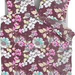 Flanel dekbedovertrek Flower