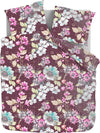 Flanel dekbedovertrek Flower - 2-persoons