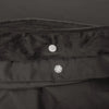 Velvet dekbedovertrek piping - bruin - 1-persoons