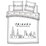 Dekbedovertrek - Friends skyline - Microvezel - Lits-jumeaux (240x220 + 2st 60x70 cm)