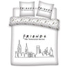 Dekbedovertrek - Friends skyline - microvezel