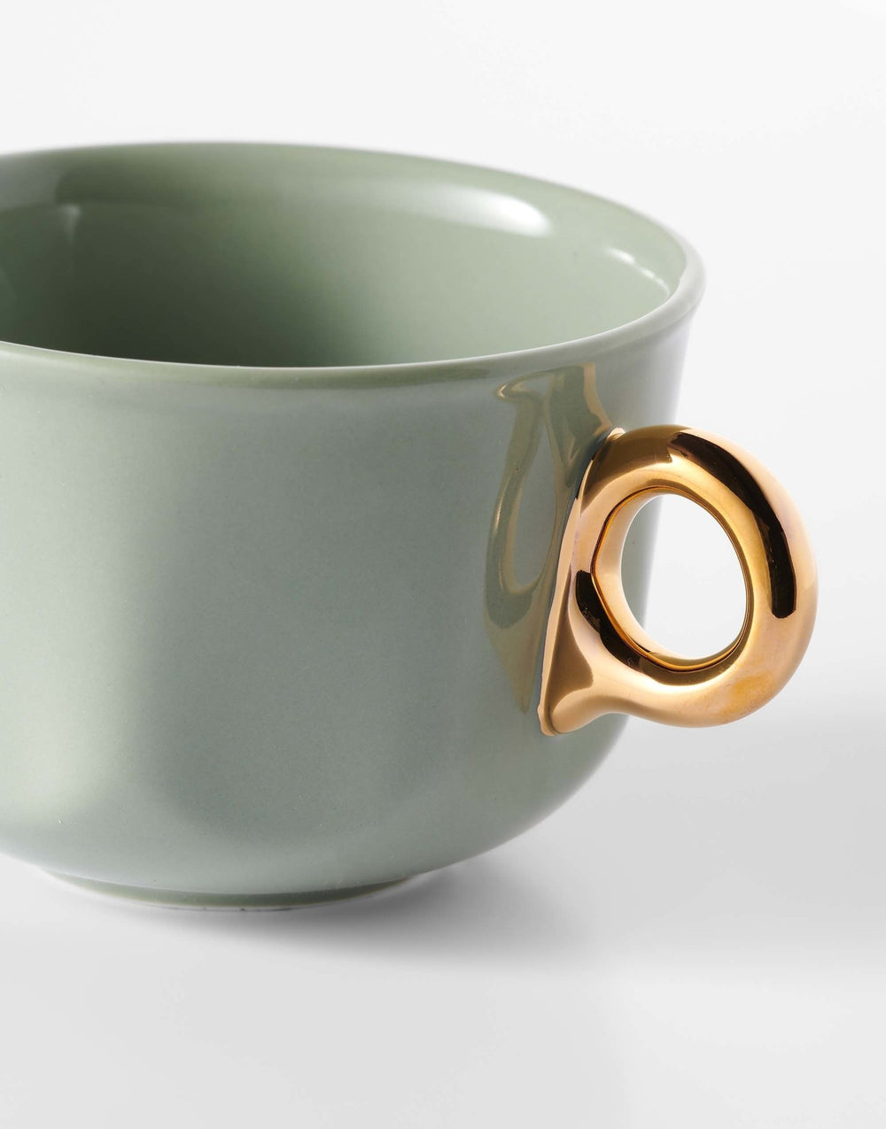 Essenza Galerij koffiekop & schotel - Groen