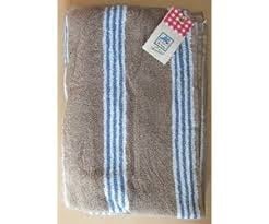 At Home With Marieke Gastendoek Naturel stripe - Blauw