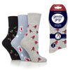 Gentle grip kerst dames sokken - design - Per 3 paar