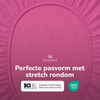 Decoware hoeslaken - Jersey - Roze
