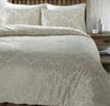 Fleece dekbedovertrek onderkant microvezel Art foil - creme - 1-persoons