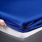 Decoware Glans satijn hoeslaken - 200x200 cm