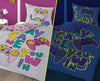 Glow in the dark dekbedovertrek Level up - katoen - eenpersoons