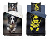 Glow in the dark dekbedovertrek Hond - katoen - eenpersoons