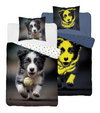 Glow in the dark dekbedovertrek Hond - katoen - eenpersoons
