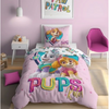 Glow in the dark dekbedovertrek Paw Patrol - Pups rules - katoen - 1-persoons (140x200 + 70x80 cm)