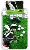 Kinderdekbedovertrek golf - katoen