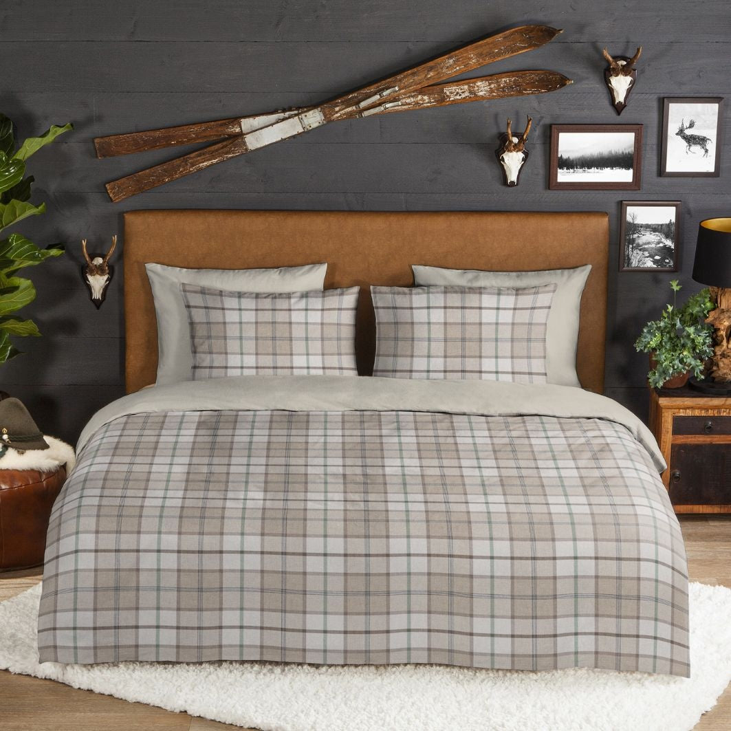 Good morning dekbedovertrek Bernardus - zand - Flanel