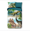Good Morning dekbedovertrek Dino's - katoen - 1-persoons (140x220 + 60x70 cm)