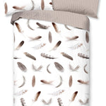 Good Morning dekbedovertrek Feathers - flanel