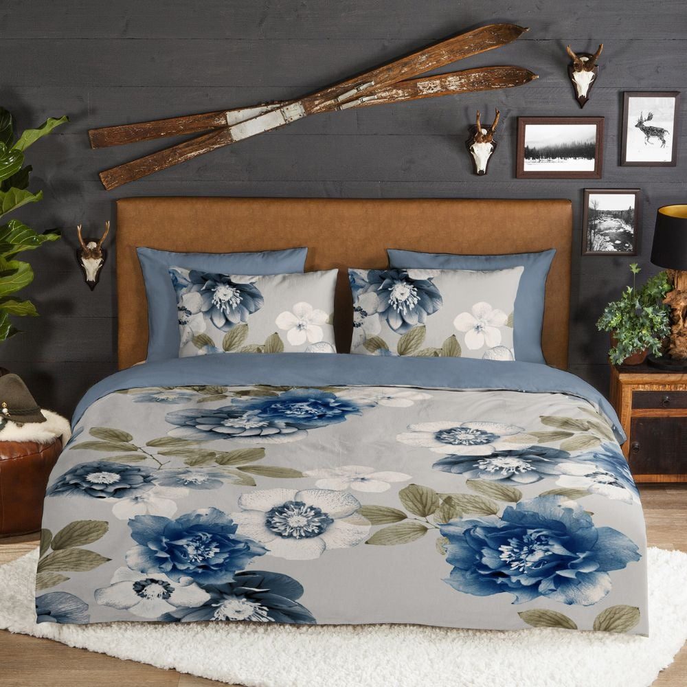 Good Morning dekbedovertrek Gabin bloemen - Flanel