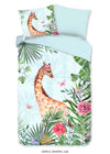 Good Morning dekbedovertrek Giraffe Jungle - katoen - eenpersoons