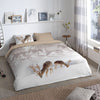 Good morning dekbedovertrek Herten winter - flanel - 1-persoons (140x220 + 60x70 cm)