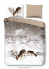 Good morning dekbedovertrek Herten winter - flanel