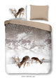 Good morning dekbedovertrek Herten winter - flanel