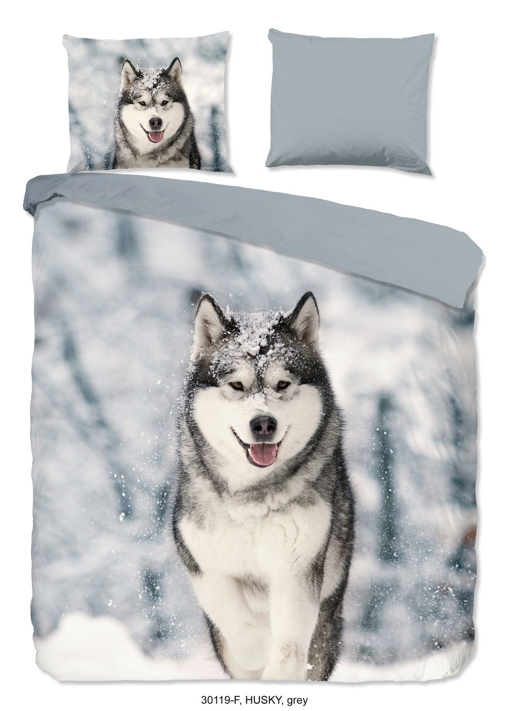 Good morning dekbedovertrek Husky - flanel