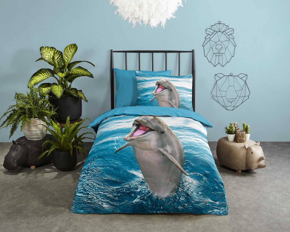 Good Morning dekbedovertrek Jump - Katoen - 1-persoons