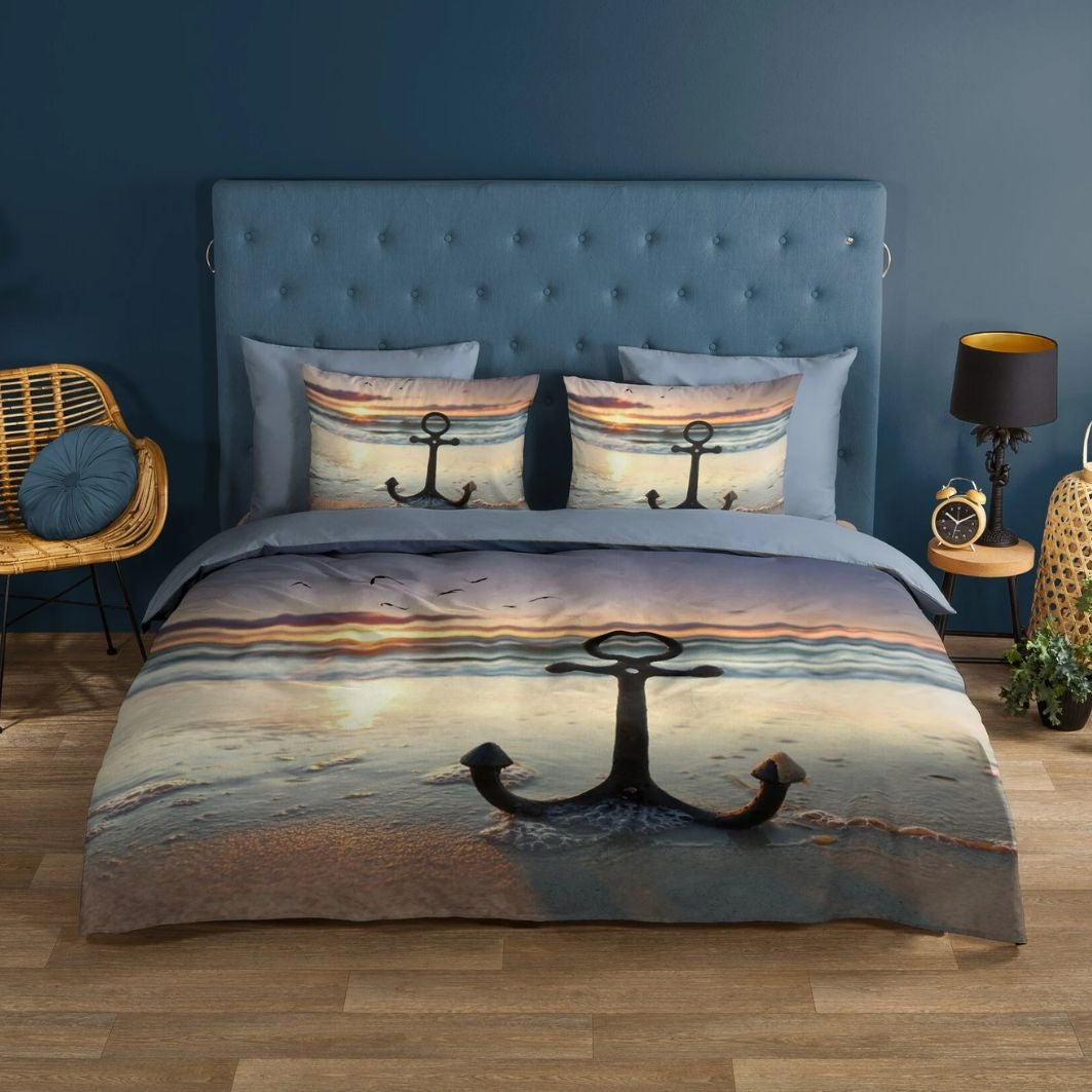 Good morning dekbedovertrek Mar anker - Katoen