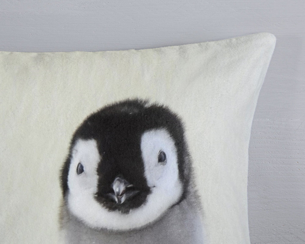 Good Morning dekbedovertrek Pinga pinguïn - lichtblauw - Flanel - Lits-jumeaux (240x220 + 2st 60x70cm)