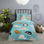 Kinderdekbedovertrek Polar - Flanel - 1-persoons (140x220 + 60x70 cm)