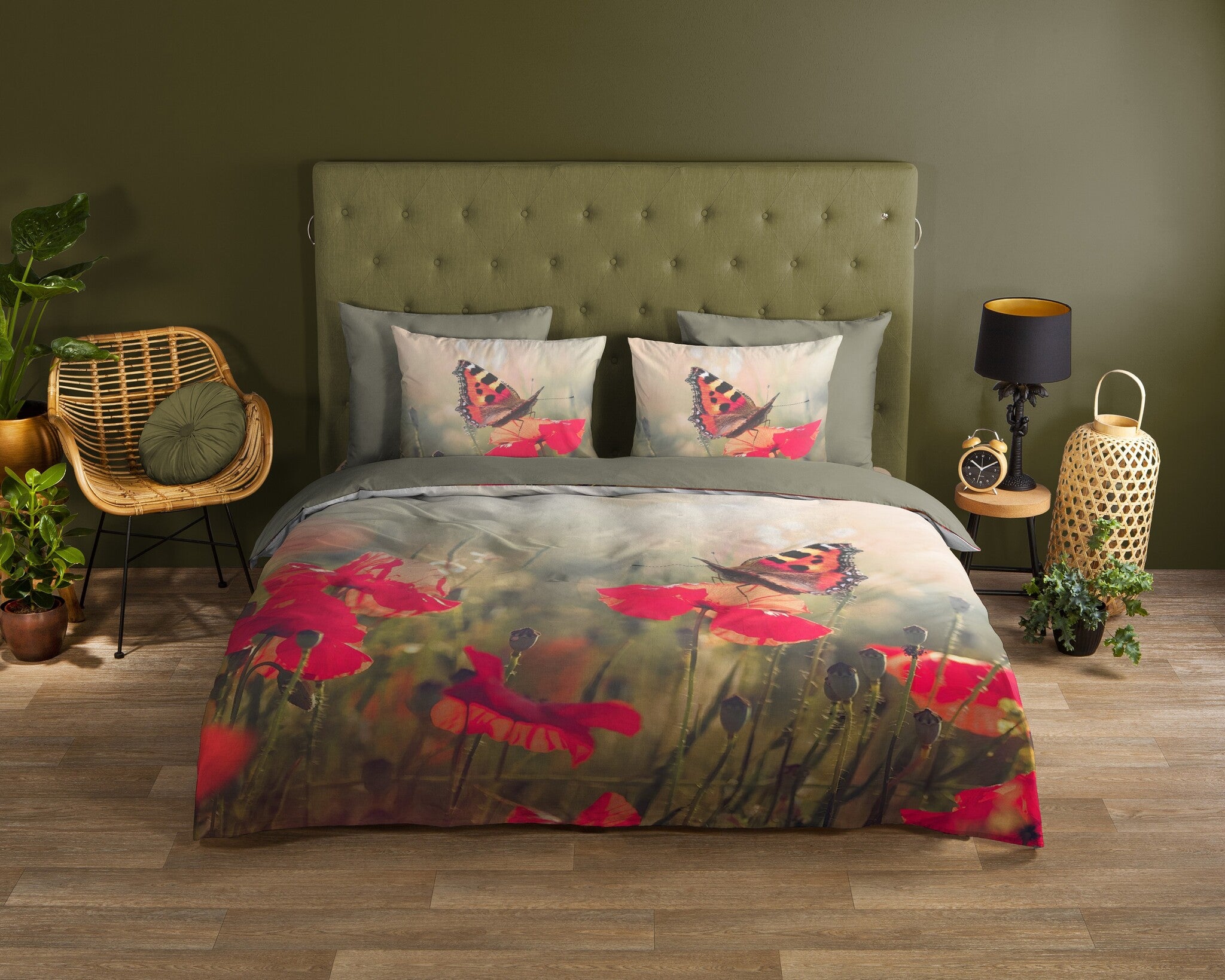 Good Morning dekbedovertrek Poppies - Katoen