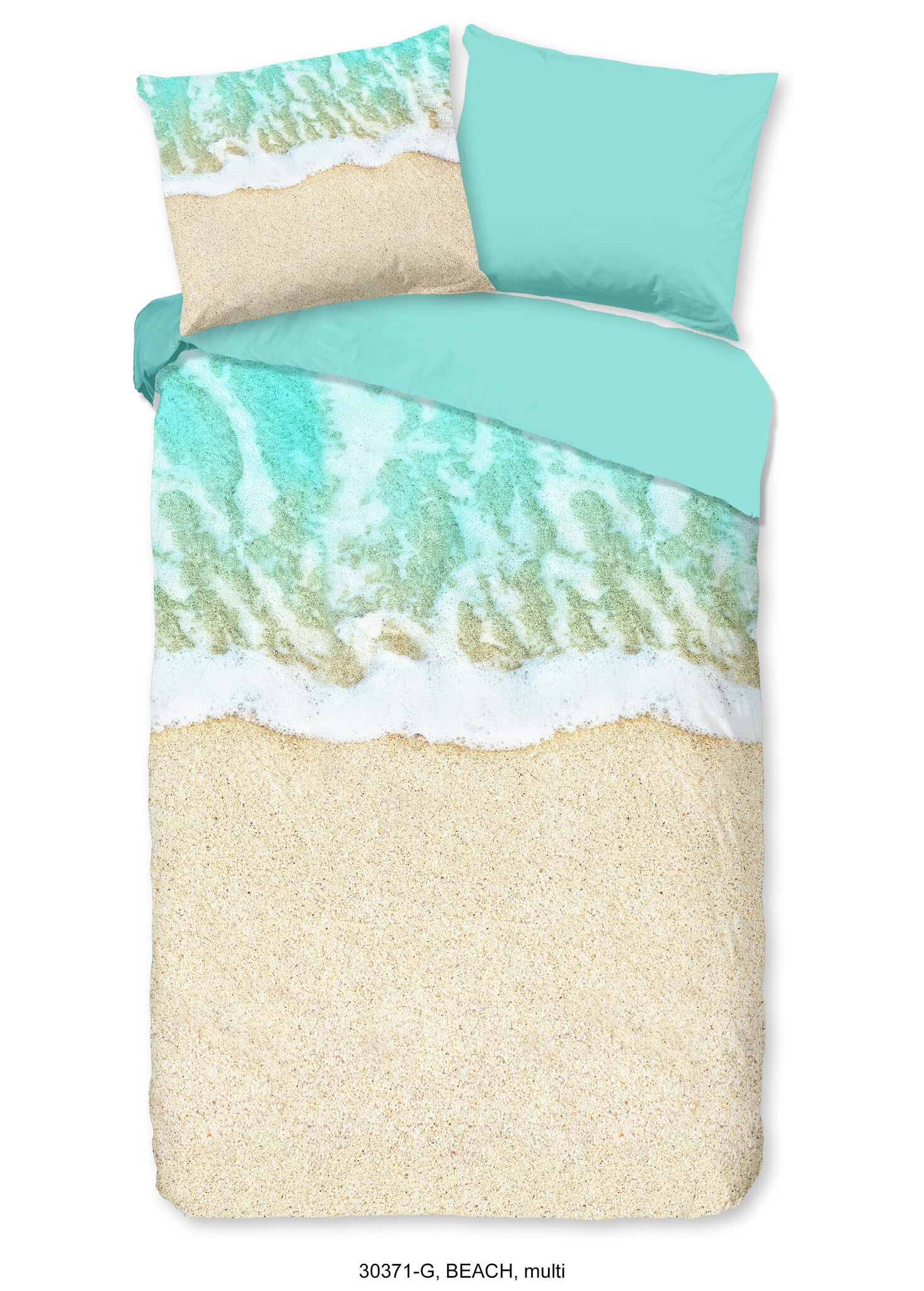 Katoen dekbedovertrek Strand