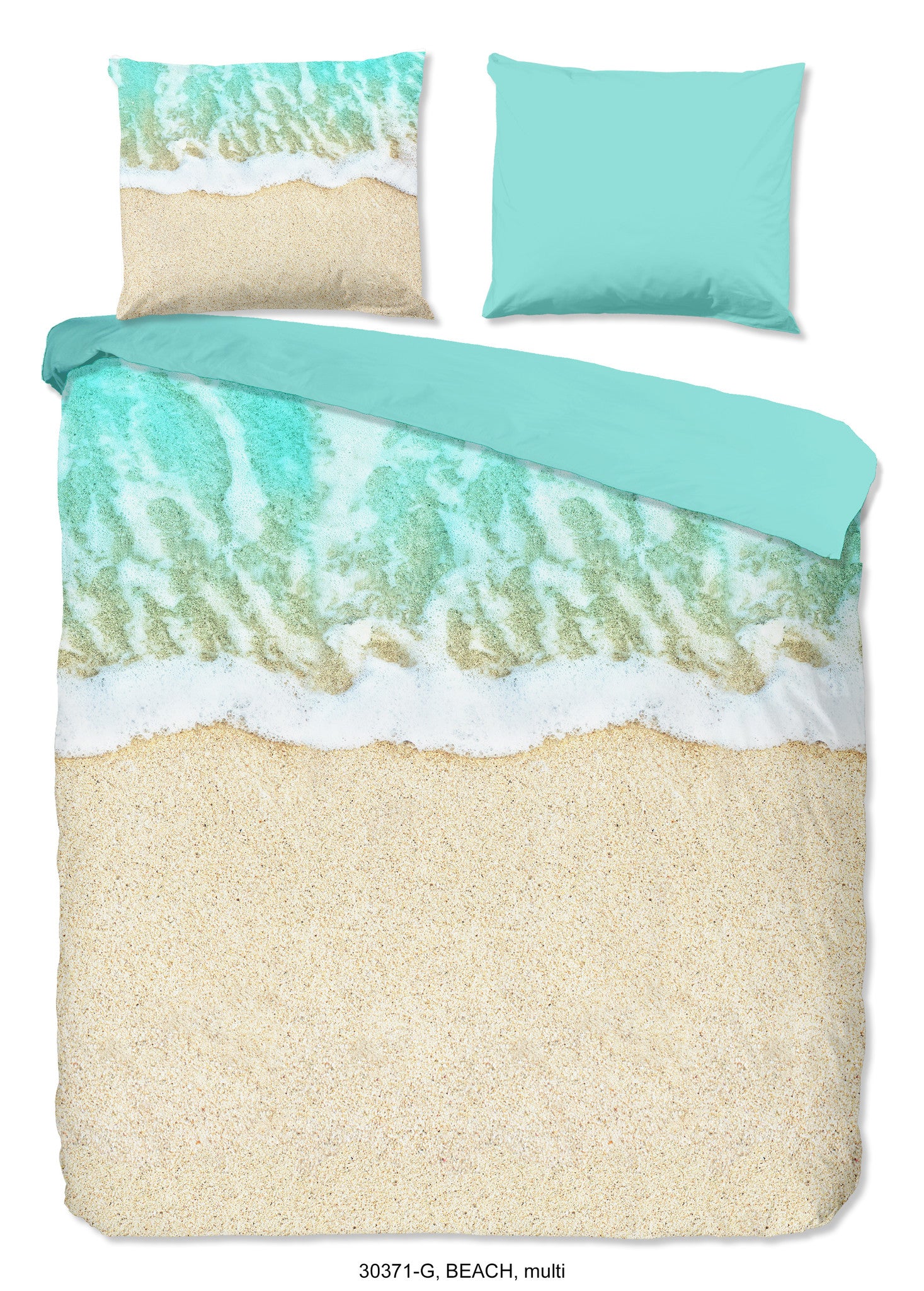 Katoen dekbedovertrek Strand