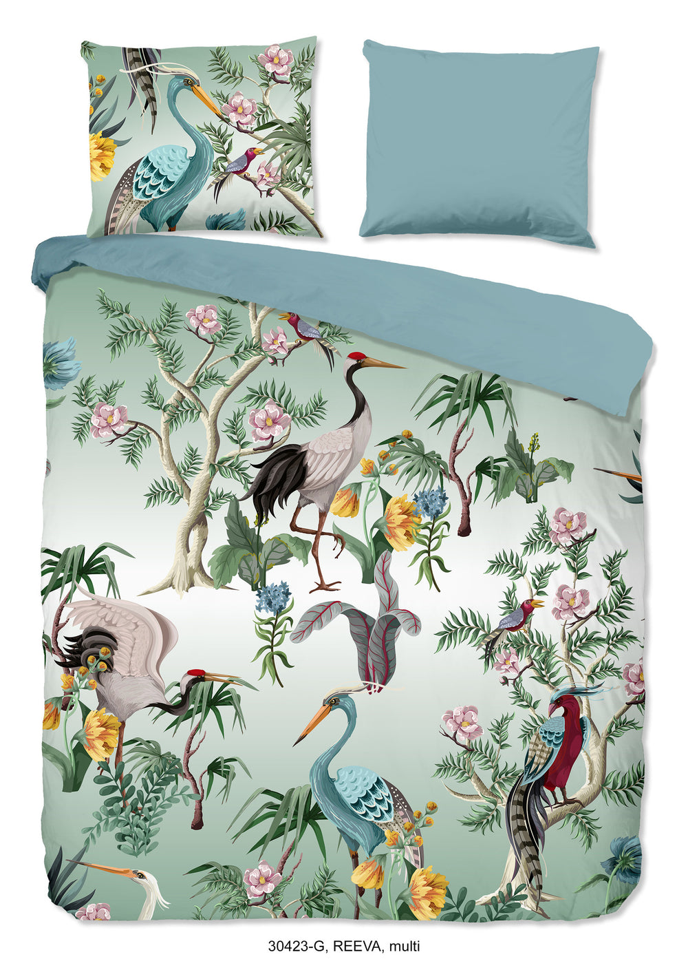 Good morning dekbedovertrek Tropical Birds - katoen