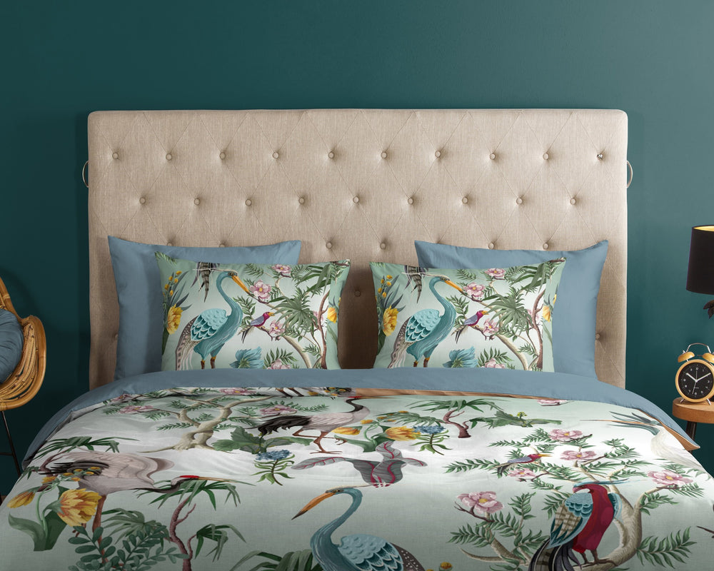 Good morning dekbedovertrek Tropical Birds - katoen