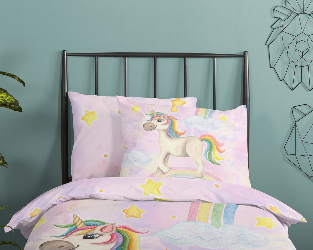Good Morning kinderdekbedovertrek Unisweet - katoen - 1-persoons (140x220 + 60x70 cm)