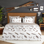Good Morning dekbedovertrek Feathers - Flanel