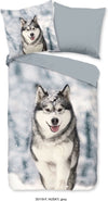 Good morning dekbedovertrek Husky - flanel