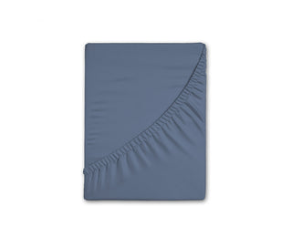 Hoeslaken - flanel - blauw