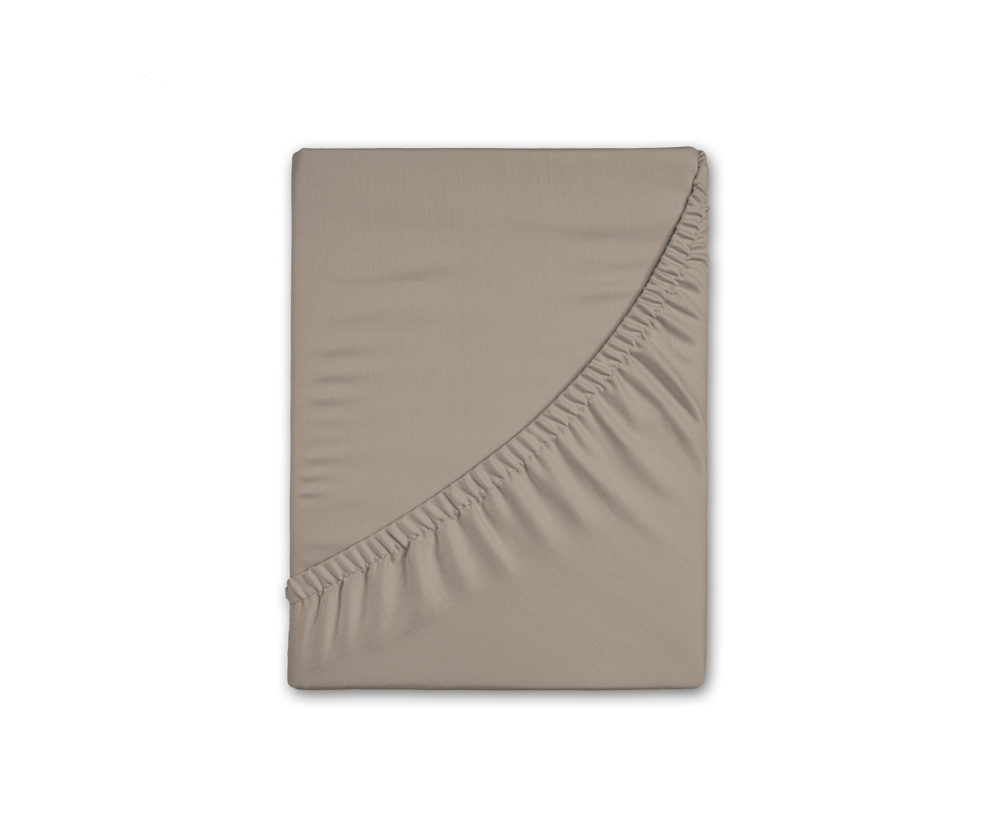 Flanel hoeslaken - taupe