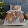 Good Morning kinderdekbedovertrek pony's - flanel