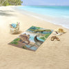 Strandlaken Dino's - handdoek 75x150 cm