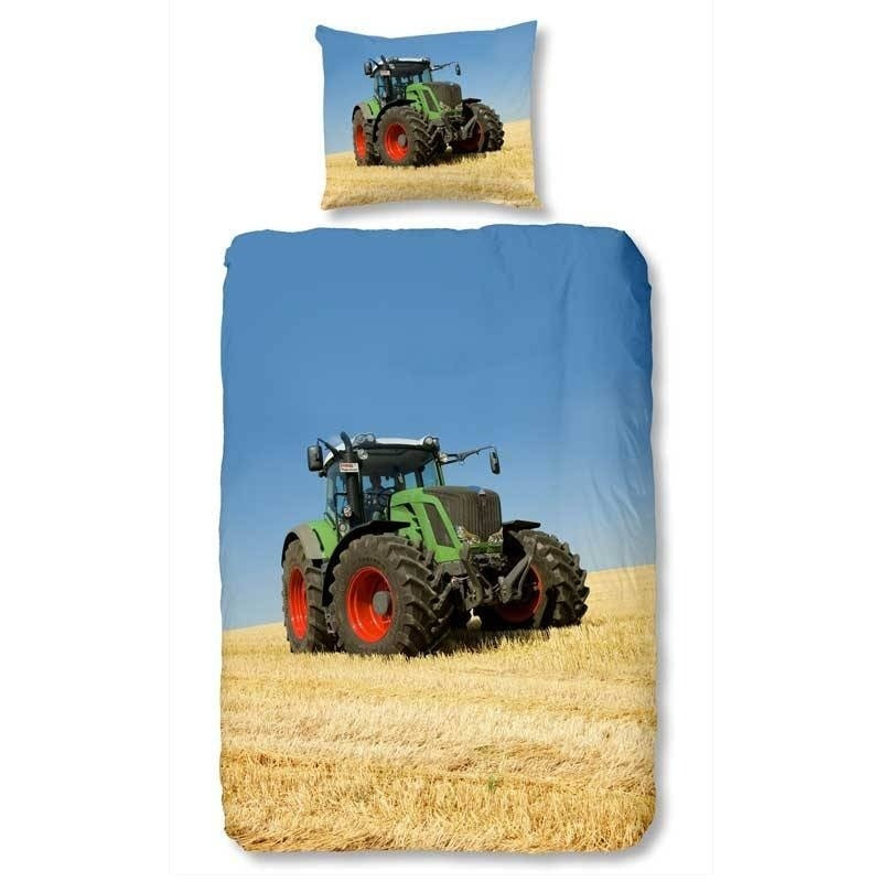 Kinderdekbedovertrek tractor Fendt - katoen - 1-persoons (140x220 + 60x70 cm)