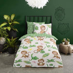 Kinderdekbedovertrek Play - Katoen - 1-persoons (140x220  + 60x70 cm)