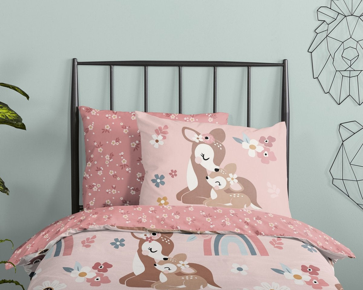 Good morning peuter dekbedovertrek Bibi - 120x150 + 60x70 cm