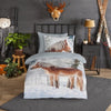 Kinderdekbedovertrek Scarlet - Flanel - 1-persoons (140x220 + 60x70 cm)