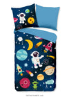 Pure kinderdekbedovertrek Planets - microvezel