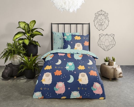 Good Morning dekbedovertrek Schaapjes - katoen - eenpersoons