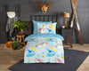 Good Morning kinderdekbedovertrek Unicorn prinses - flanel