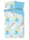Good Morning kinderdekbedovertrek Unicorn prinses - flanel